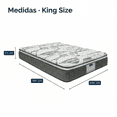 thumbnail image 2 of Colchon King Size Restonic Ortopedico Ultra Confort + 2 Almohadas Premium, 2 of 11
