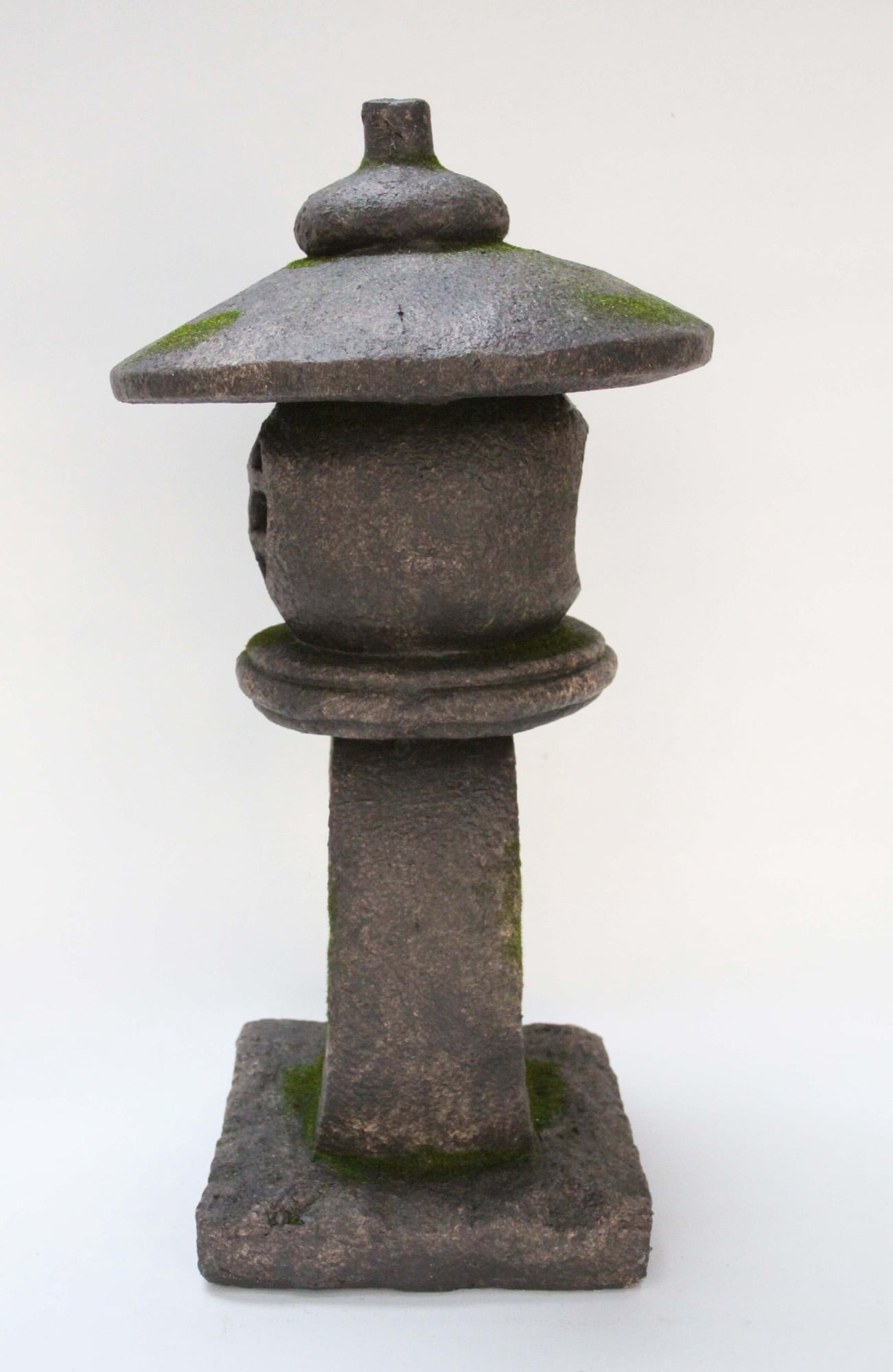 23.5" Stone Multi Purpose Pagoda Lantern with Magnetic Door