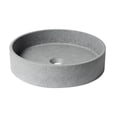 thumbnail image 4 of Pemberly Row 17" Round Solid Concrete Gray Matte Above Mount Bathroom Sink, 4 of 5