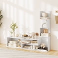 thumbnail image 2 of Gymax Cube TV Stand for TVs up to 50'' Media Console Table w/L-shaped Storage Shelves, 2 of 10