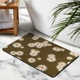 thumbnail image 3 of Experience Superior Comfort with Our Flower Bath Rugs Ultra-Soft Superfine Fiber, Non-Slip, Machine-Washable, Beautiful Addition to Bathroom Decor - Perfect Fit for Shower Room, 20x32 inches, 3 of 5