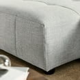 thumbnail image 4 of Liana Left-Facing Upholstered Fabric Modular Sofa with Chaise in Pewter, 4 of 8