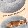 thumbnail image 3 of Cama para perros JOLLYVOGUE Calming Donut de felpa para perros pequeños, 3 of 8