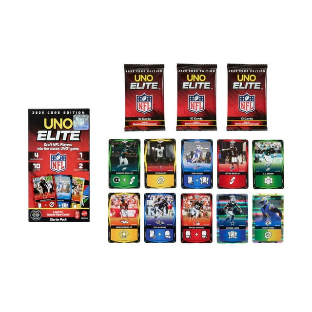 Juego de Cartas Mattel UNO Starter Pack