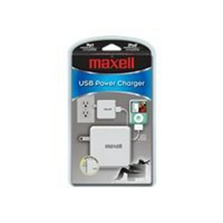 Maxell P-24 USB Power Charger - Power adapter - for Apple iPod (3G, 4G, 5G); iPod classic; iPod mini; iPod shuffle (1G)