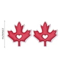 thumbnail image 2 of Boucles d'Oreilles pour Femmes Boucles d'Oreilles Feuille d'Érable Canadienne Boucles d'Oreilles Pendantes Rouges et Vertes pour Femmes Célébrer la Fête du Canada avec Style Légères et Confortables, 2 of 6