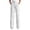 White, variant on QTSHPN Wide Leg Pants Women Pure Color Linen Blend Casual Trousers Loose Comfortable Elastic Waist Summer Fashion Versatile Work Pants Women Beige L