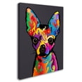 thumbnail image 3 of Trademark Fine Art "Chihuahua Dog Grey" Canvas Art by Michael Tompsett, 3 of 3