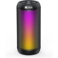 thumbnail image 1 of Bocina Portatil Bluetooth 1 Hora 10W, 2400mAh Altavoz Inalámbrico con Iluminación RGB Ajustable, Emparejamiento Dual TWS, para Interiores y Exteriores color negro, 1 of 7