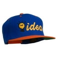 thumbnail image 5 of Light Bulb Idea Embroidered Snapback Cap - Royal Orange OSFM, 5 of 5