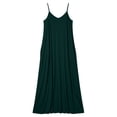 thumbnail image 4 of Ovbmpzd Long Womens Dresses Summer Plus Size Tunic Army Green Sundress Dresses Casual Sleeveless V-Neck Dresses Summer Dresses,XXL, 4 of 5