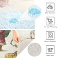 thumbnail image 3 of 2 Piece Bath Mat Set with U-Shaped Toilet Mat and Rectangle Bath Rugs Non Slip Machine Washable Bathroom Mats Retro Santa Claus and Reindeer, 3 of 7