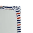 thumbnail image 2 of Ambesonne Nautical Fitted Sheet, Marine Pattern Stripes, Twin XL Size, Night Blue Orange, 2 of 2