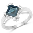 thumbnail image 2 of London blue topaz Cocktail Ring, 2 of 6