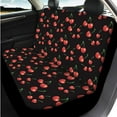 thumbnail image 3 of Yuyamidu Cute Cherry Automobile Seat Cover Sets 14 Pack with Car Steering Wheel Cover Arm Rest Cover Car Head Rest Protector Seat Belt Pads Universal for Auto Truck Van SUV, 3 of 7