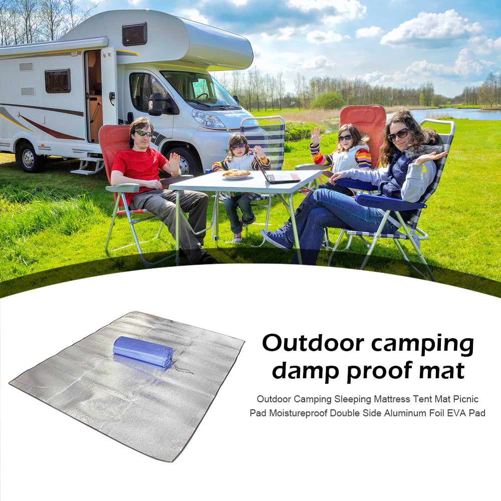 F337 2017 Outdoor Camping Picnic Sleeping Mattress Foil EVA Mat Moistureproof 