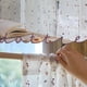 thumbnail image 4 of Cortinas de Cocina Jinchan Semitransparentes con Mini Pompones de Voile de 60 cm, 4 of 9