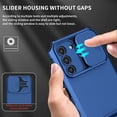 thumbnail image 5 of Compatible with Samsung S20 FE Case with Slide Camera Cover, Samsung Galaxy S20 FE 5G Phone Case with Stand Shockproof Hard PC Cases (Blue), 5 of 14
