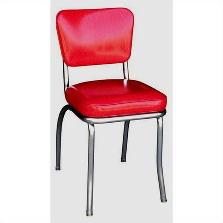 Pemberly Row Chrome Diner Dining Chair In Ed Ice Red Canada Pemberly Row Chrome Diner Dining Chair In Ed Ice Red Canada