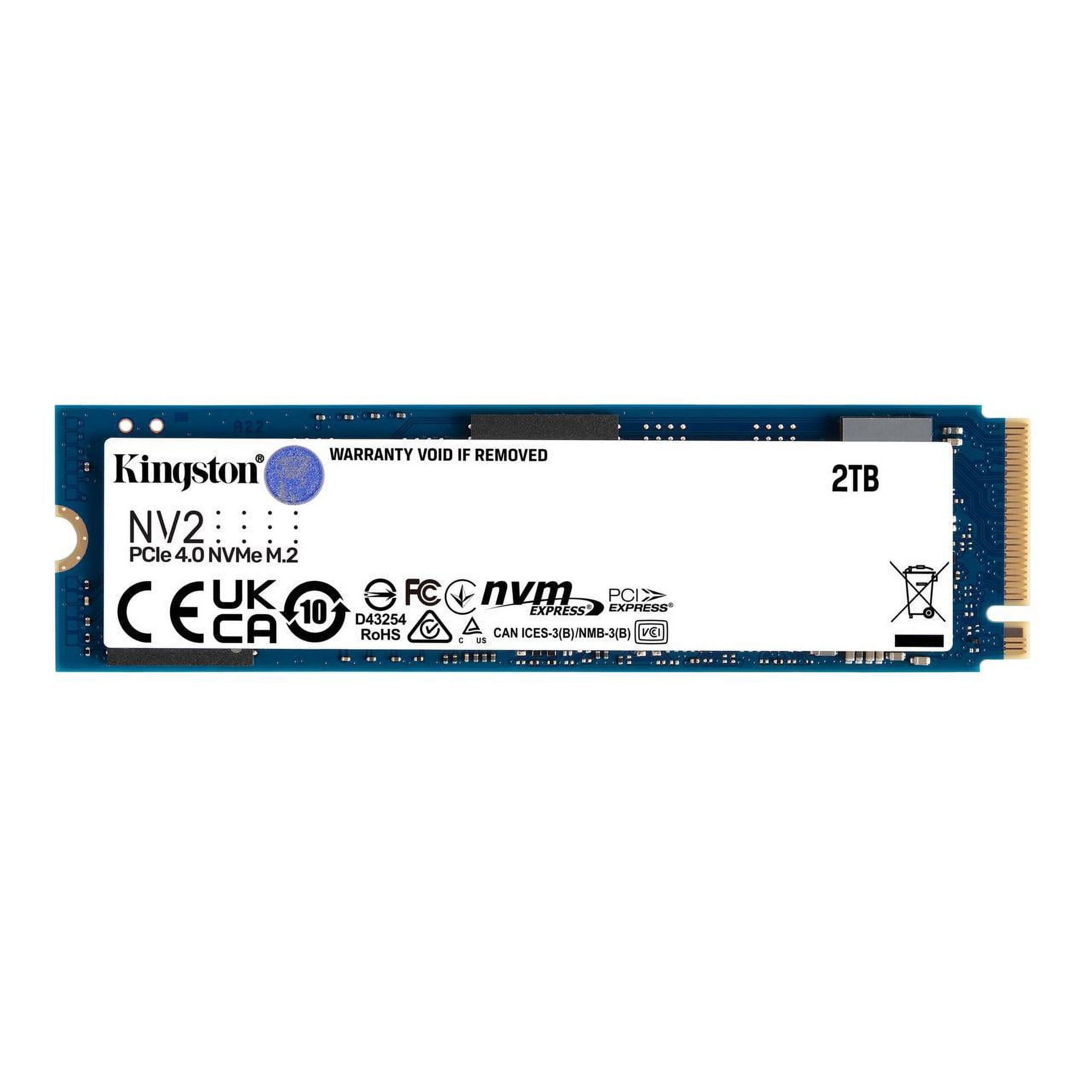 Kingston 2000G NV2 M.2 2280 Internal 4.0 Solid State Drive