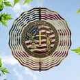 thumbnail image 1 of American Decorations 3D Stainless Metal Wind 10 In 4th Of July Decorations For Window Yard Garden Patio Patriotic Outdoor Decor, 1 of 7