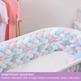 thumbnail image 4 of Parachoques para cama de bebé de 2 metros cuna trenzada infantil almohada de parachoques cojín con nudo trenzado cuna con parachoques Protector de parachoques decoración ANGGREK  Otros, 4 of 8