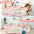 thumbnail image 5 of babyeap Baby Playpen,71*50 Inch Extra Large Baby Playards for Babies and Toddlers,Fence Baby Play Yards for Indoor & Outdoor with Breathable Mesh,Pink, 5 of 7