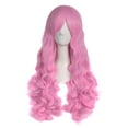 thumbnail image 5 of 28"/70cm Lolita Long Curly Clip on Ponytails Cosplay Wig (Rouge Pink), 5 of 7