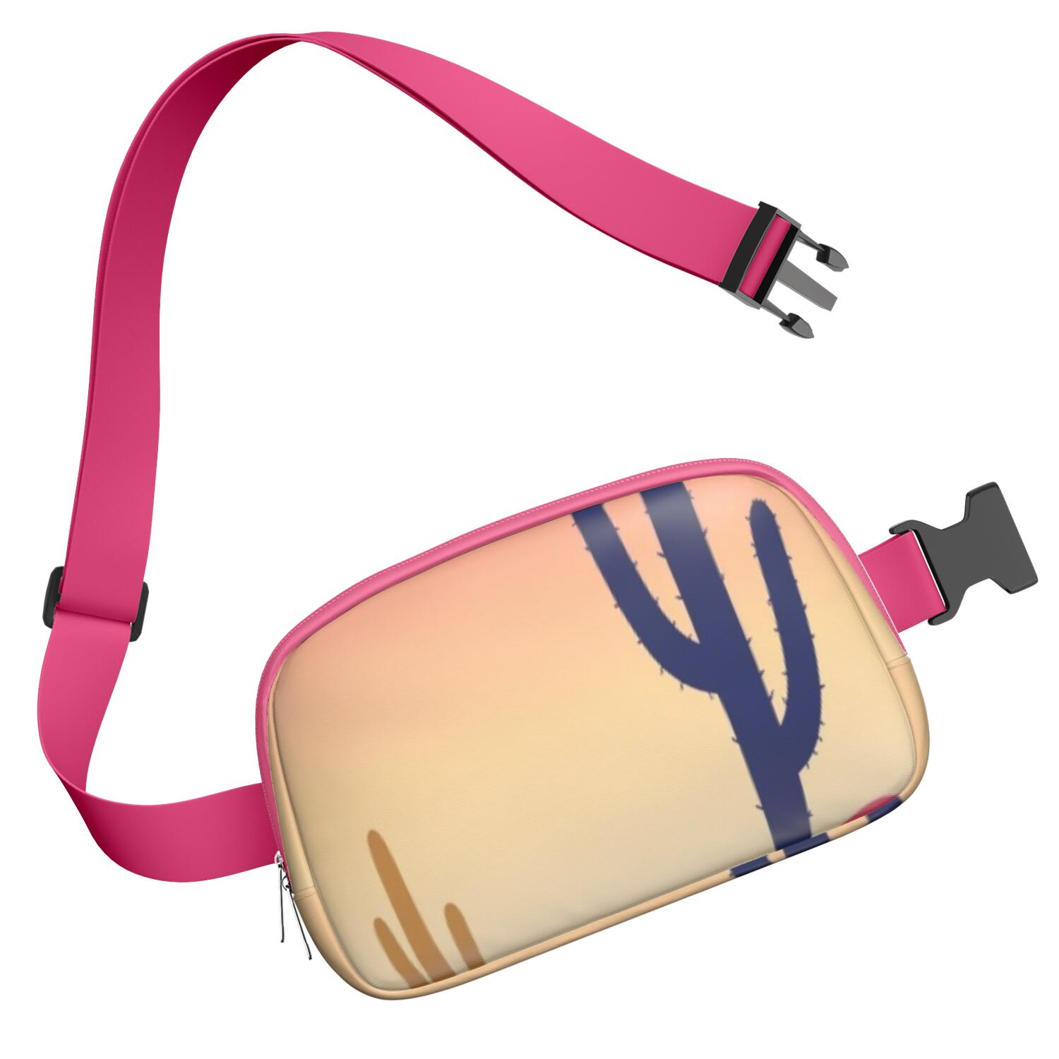 Fanny Packs for Women Fashion Waist Packs Bag with Adjustable Strap Cactus Desert Waterproof Everywhere Crossbody Belt Bag for Outdoor Sports