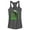 Charcoal, variant on Junior's Encanto We Don't Talk About Bruno Green Text  Racerback Tank Top Black Medium