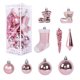 thumbnail image 3 of Juego de 21 adornos navideños con forma de bola decorativa, con espejo brillante, irrompibles, para árbol de Navidad, 3 of 5