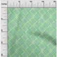 thumbnail image 1 of oneOone Georgette Viscose Light Mint Green Fabric Check Fabric For Sewing Printed Craft Fabric By The Yard 42 Inch Wide, 1 of 4