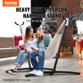 thumbnail image 2 of VEVOR Steel Hammock Stand 450lbs Hammock Frame Fits 9.5-12.6ft Hammocks Portable, 2 of 9