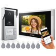 thumbnail image 1 of Sistema de videoportero WiFi, timbre, monitor TMEZON de 7 pulgadas, 1 of 9