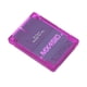 thumbnail image 5 of Adaptador de tarjeta de almacenamiento Plug and Play transparente Consola de juegos profesional Lector de tarjetas de memoria para PS2 Púrpura, 5 of 8