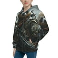 thumbnail image 2 of Sigee Surreal Panda Warrior for Teenage Zip Up Hoodies Long Sleeve Sweatshirts-Medium, 2 of 6