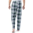 thumbnail image 5 of Fruit of the Loom Men's Plaid Fleece Pajama Pant 2-Pack, Sizes S-5XL, 5 of 20