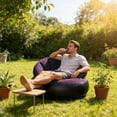 thumbnail image 6 of Inflatable Lounge Sofa, Portable Folding Inflatable Camping Recliner Sofa, Indoor Outdoor Lazy Air Sofa, Comfortable Furniture for Travel Patio and Home, 6 of 6