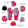 thumbnail image 5 of Toddler Women Mens Snow Gloves Kids Waterproof Winter Warm Thermal Ski Snowboard Ladies Glove, 5 of 7