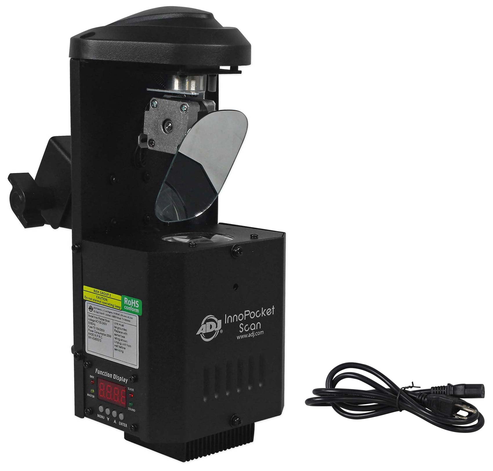 2) American DJ ADJ Inno Pocket Scan Scanner Lights+LED