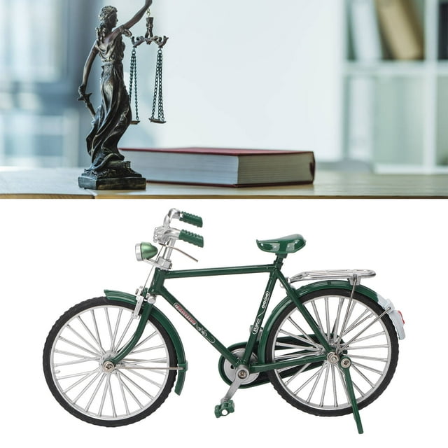 Mini Bike Model, Vintage Bike Model Exquisite Details Classical Rotatable Wheel For Decoration