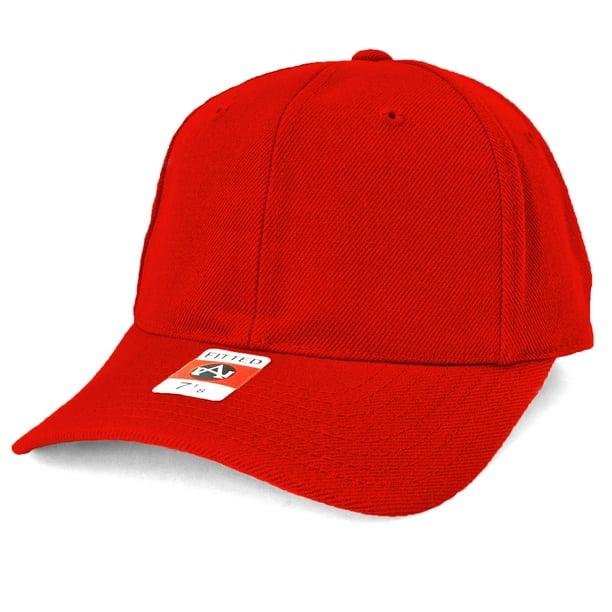 American Needle Chapeau de Mélange de Laine Vierge - Rouge