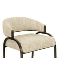 thumbnail image 4 of TOV Furniture Tatum Taupe Textured Performance Boucle Counter Stool, 4 of 7