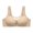 A6 Beige, variant on Koadzawe Women's Full Coverage Support Bra, Wireless Floral Jacquard Bra with Mesh Panel, Wide Straps and Soft Cups for Everyday Comfort, Light Support and All Day Wear Beige L
