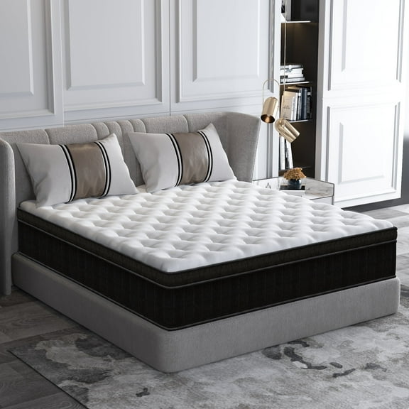 lemontalking 12 Inch Twin Mattress Hybrid Mattresses Medium Firm In A Box