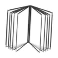 thumbnail image 2 of Carpeta de Menú Paneles Dobles Porta Menú Transparentes Tamaño Carta Porta Libros Menú Menú 10 Página 20 Ver, 2 of 8
