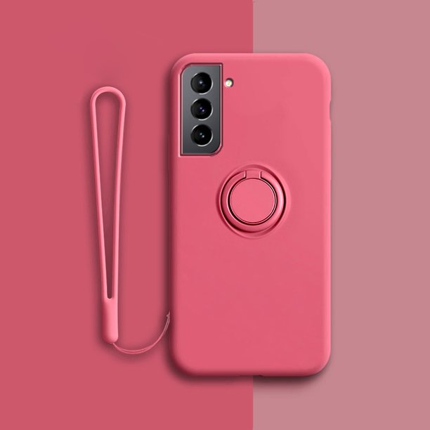 Funda magnética de silicona para Samsung Galaxy S23 S20 S21 FE S22 Ultra Plus A52S A52 A53 S10 S9 S8 S Note 20 S10E, funda con anillo Tan Jianjun unisex