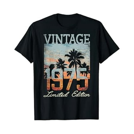 Gildan Vintage Birthday Gifts 1975 Limited Edition 45Th Birthday 45 Year Old Gift Hot Trending T-Shirt Unisex S To 5Xl