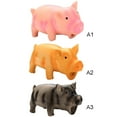 thumbnail image 2 of Animal Pig Shape Latex Chew Squeakers Puppy Dogs Grind Teeth Sound Playing Chew Toys, 2 of 9