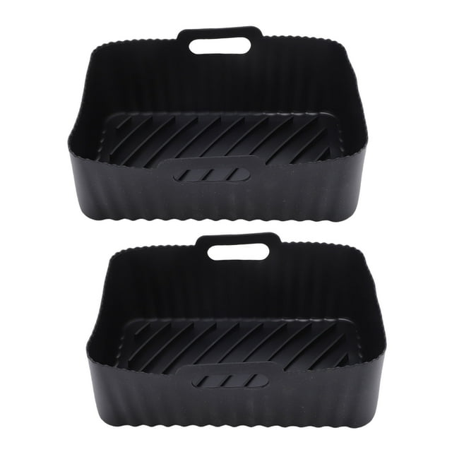 Revestimiento De Freidora De Silicona, 2 Uds., Apto Para AF300EU AF400EU, Olla De Freidora Rectangular Antiadherente De Silicona De Grado Alimenticio